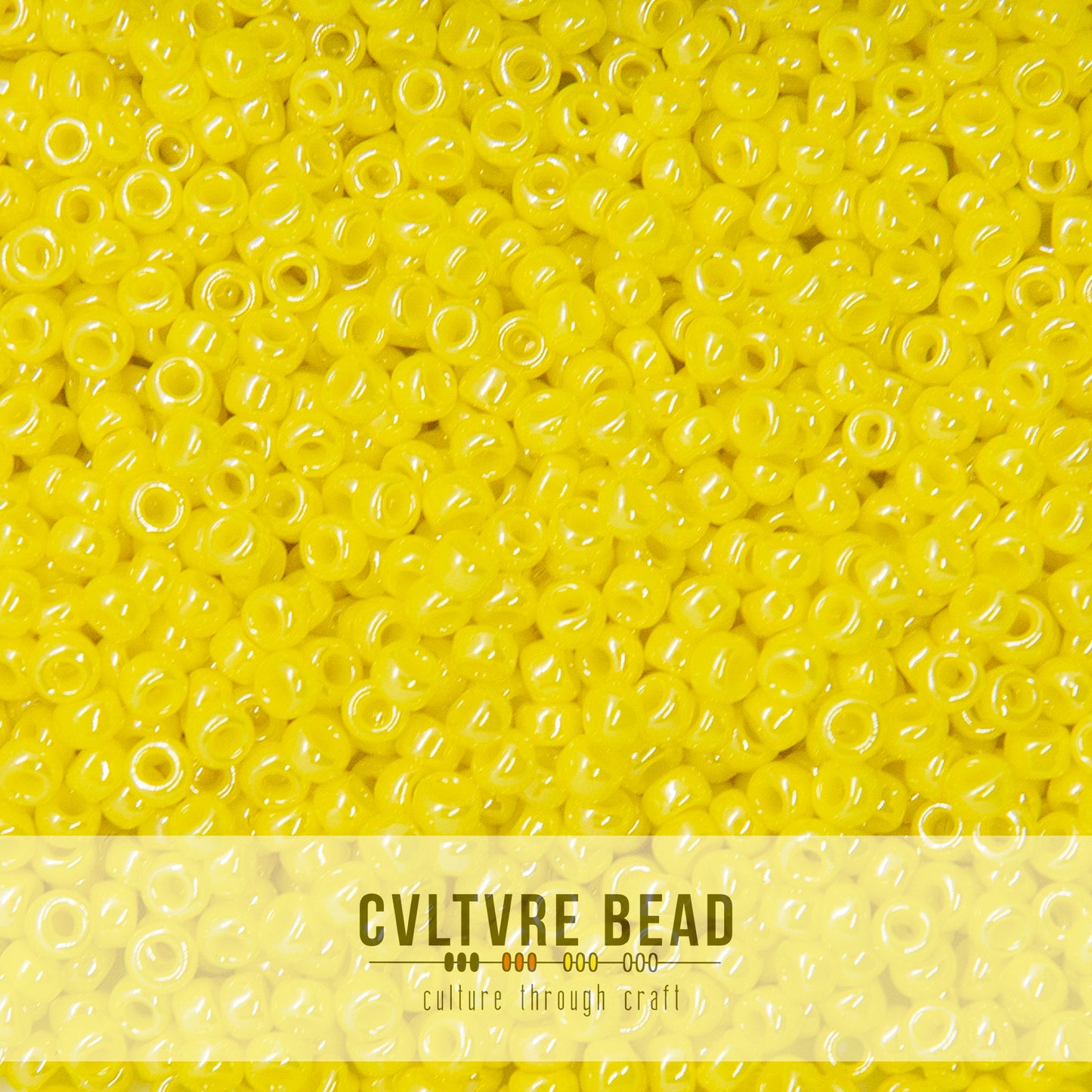 11/0 Op. Yellow Luster - 23g - Miyuki Seed Bead