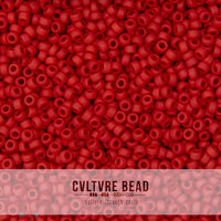 11/0 Matte Op. Red - 23g - Miyuki Seed Bead