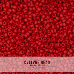11/0 Matte Op. Red - 23g - Miyuki Seed Bead