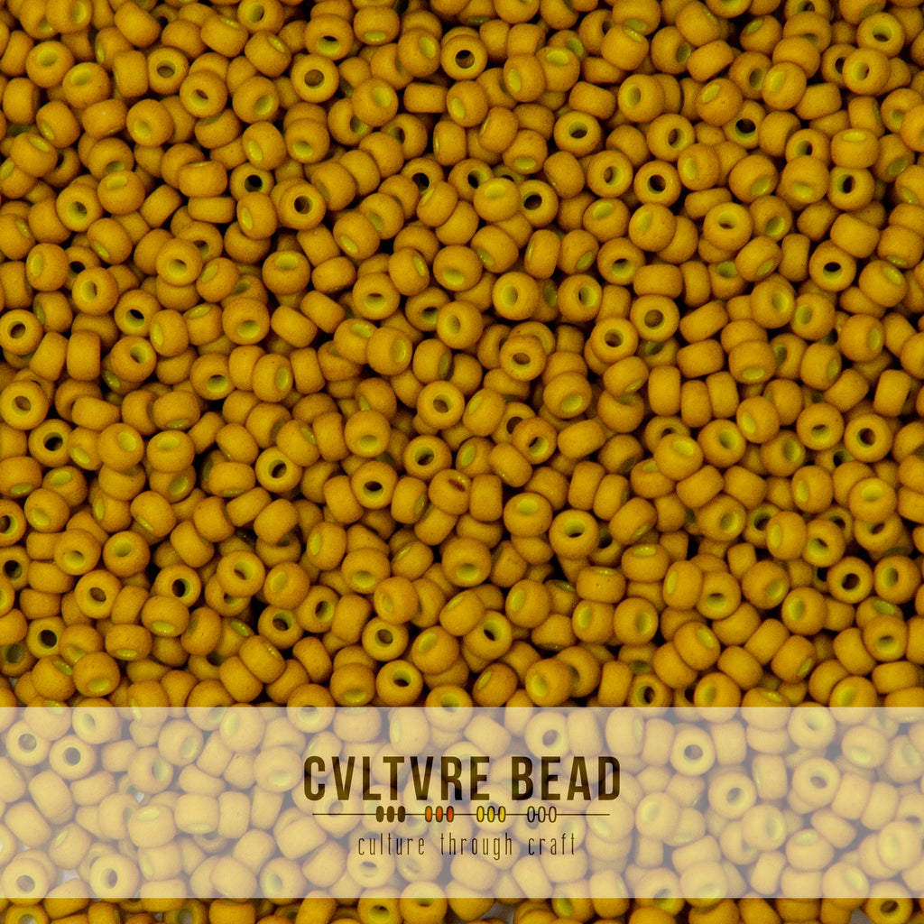 11/0 Matte Op. Dk. Mustard - 23g - Miyuki Seed Bead