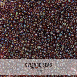 11/0 Picasso Garnet Transparent - 23g - Miyuki Seed Bead