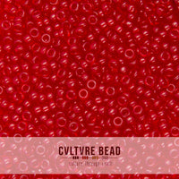 11/0 Semi-Matte Red - 23g - Miyuki Seed Bead