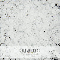 11/0 Matte Transparent Crystal - 23g - Miyuki Seed Bead