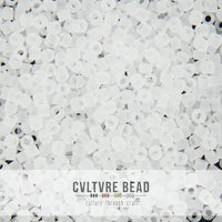 11/0 Matte Transp. Crystal - Miyuki Delica - 7.2 gram tube