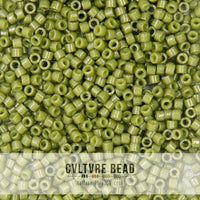 11/0 Duracoat Op. Army Green - Miyuki Delica - 7.2 gram tube