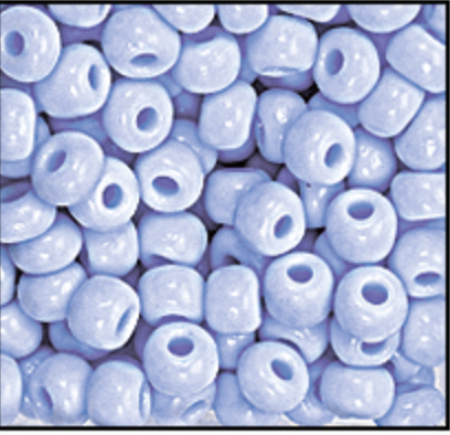 Czech Seed Bead 10/0 Pale Blue Op - 1 Hank