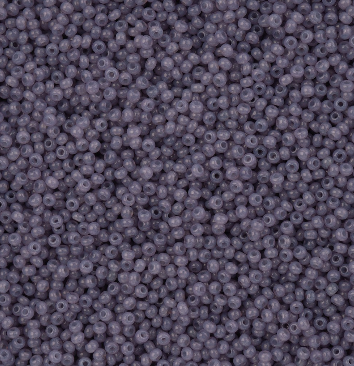 Czech Seed Bead 11/0 Alabaster Violet Solgel - 23g
