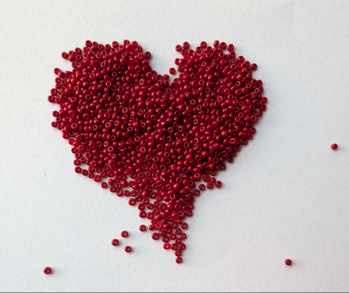 Pre-1900 Claret Seed Beads 15/0