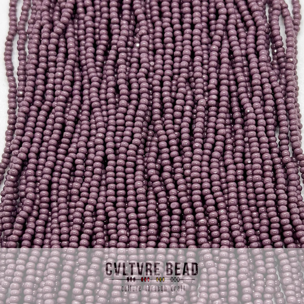 Czech Charlotte Seed Bead 11/0 Amethyst Opaque- 1 Hank