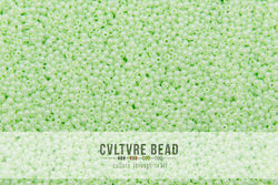 Czech Seed Bead 10/0 Pearl Dyed Pale Green 20g