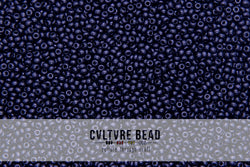 Czech Seed Bead 10/0 Jet Purple Terra Dyed 20g