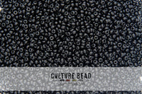 Czech Seedbead 11/0 Opaque Black