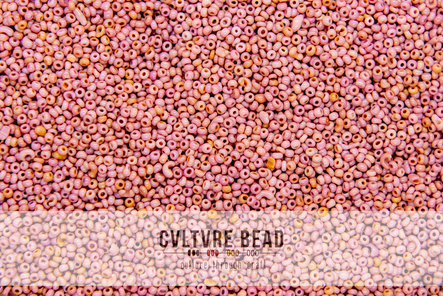 Antique Cheyenne Pink Micro Beads 16/0 - 6.7 grams