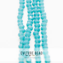 Crystal Lane Rondelle - 3x4mm - Opaque Dark Blue