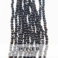 Earth's Jewels - 2mm -  Natural Black Agate