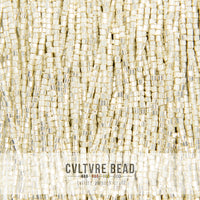 Czech 2-cut 10/0 Metallic Silver Terra - Hank