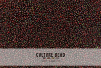 Czech Seedbead 10/0 Harlequin Transparent Red/Green - 20g