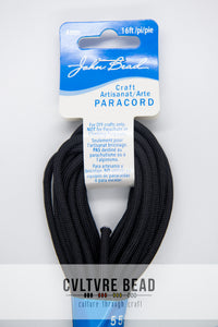 Black Craft Paracord - 16ft - 4mm