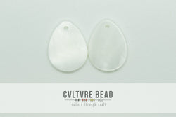 Mother of Pearl Teardrops 15x20mm 10pcs