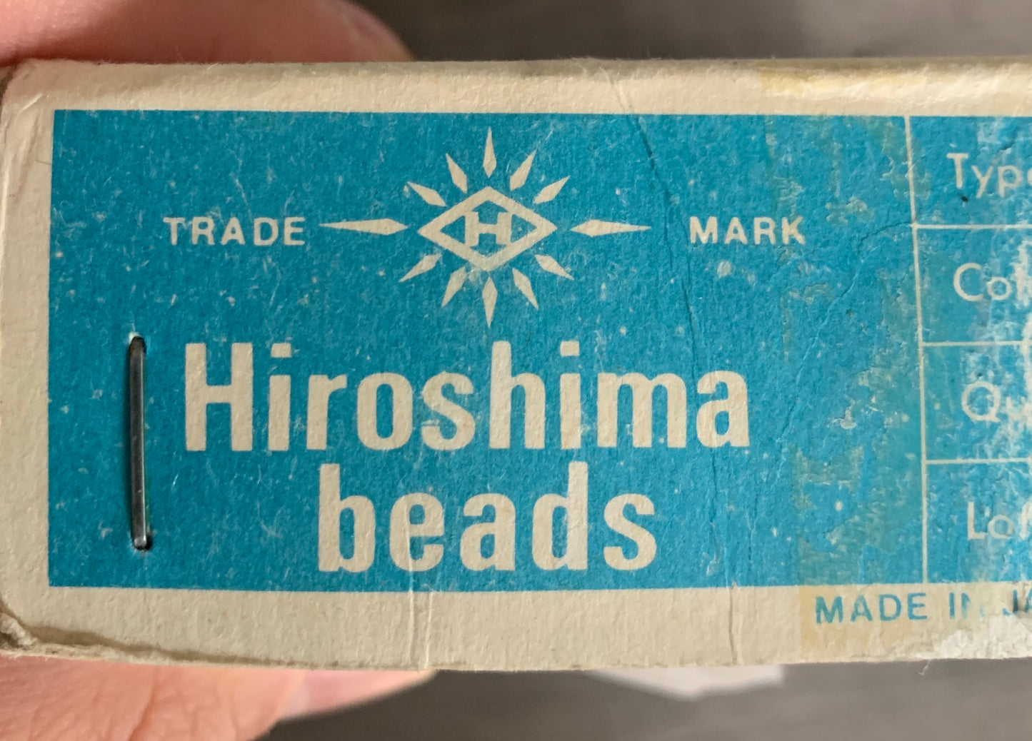 Pale Lavender Lined 11/0 Hiroshima Beads Hanks - Vintage