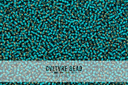 Toho Seedbead 15/0 - Silver-Lined Frosted Teal - 5.2 gram vial