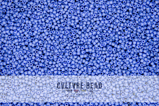 Toho Seedbead 15/0 - Semi-Glazed Soft Blue - 5.2 gram vial